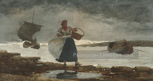 Inside Le bar réalisme marine peintre Winslow Homer Peintures à l'huile